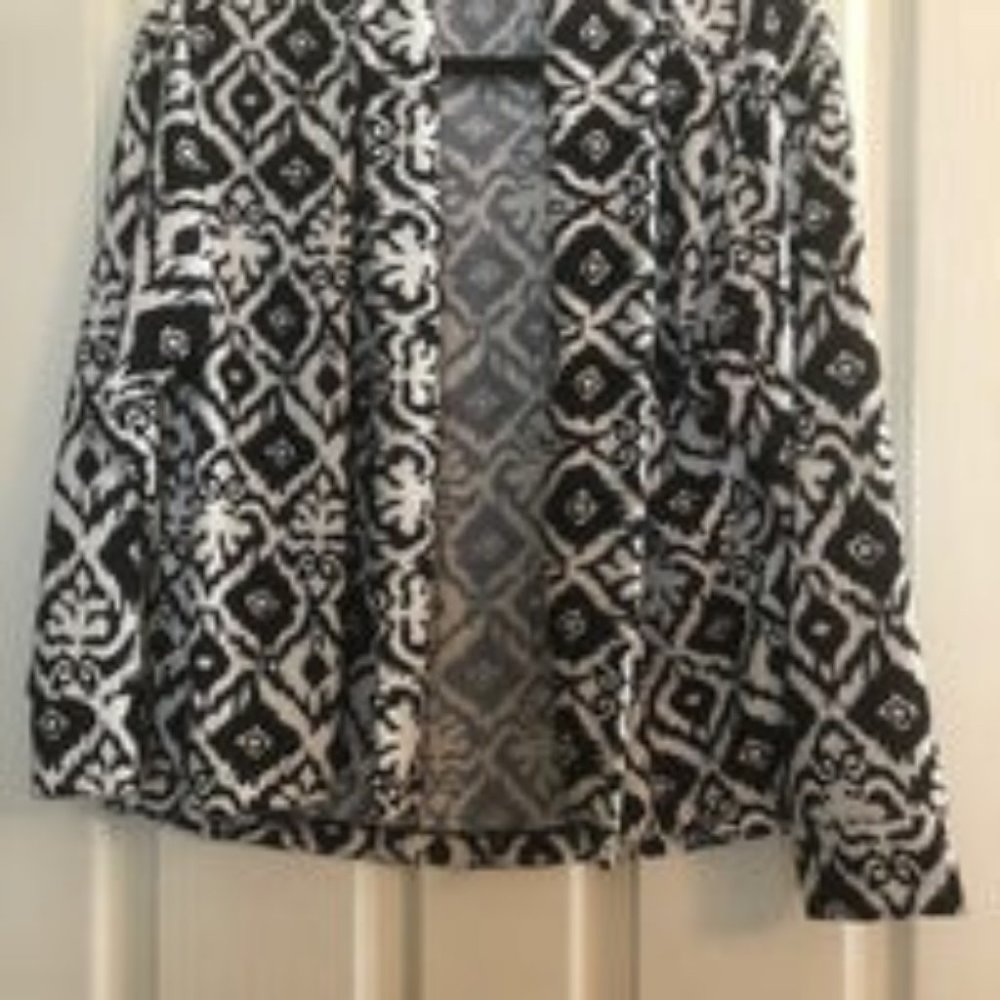 Cut & Sew by Golden Tote Open Cardigan M/L